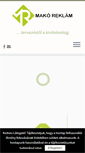 Mobile Screenshot of makoreklam.hu